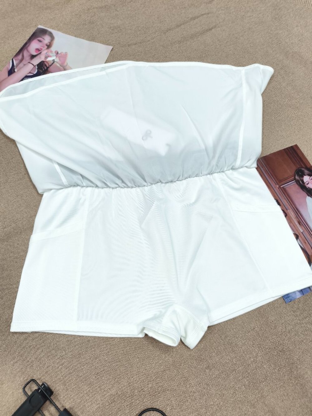 Alo Yoga Match Point White Tennis Skirt NWT Athleisure Essential💓⚾ - Picture 5 of 7